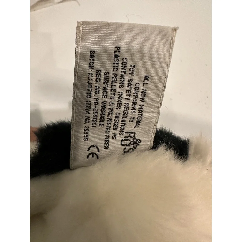 Russ Berrie Yomiko Lop Ear Bunny‎ Black & White 9.5